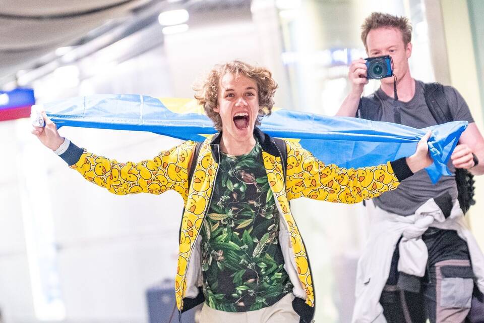 Ankunft am Flughafen - Reiseinfluencer Luca nach seiner XXL-Reise Ankunft am Flughafen - Reiseinfluencer Luca nach seiner XXL-Reise