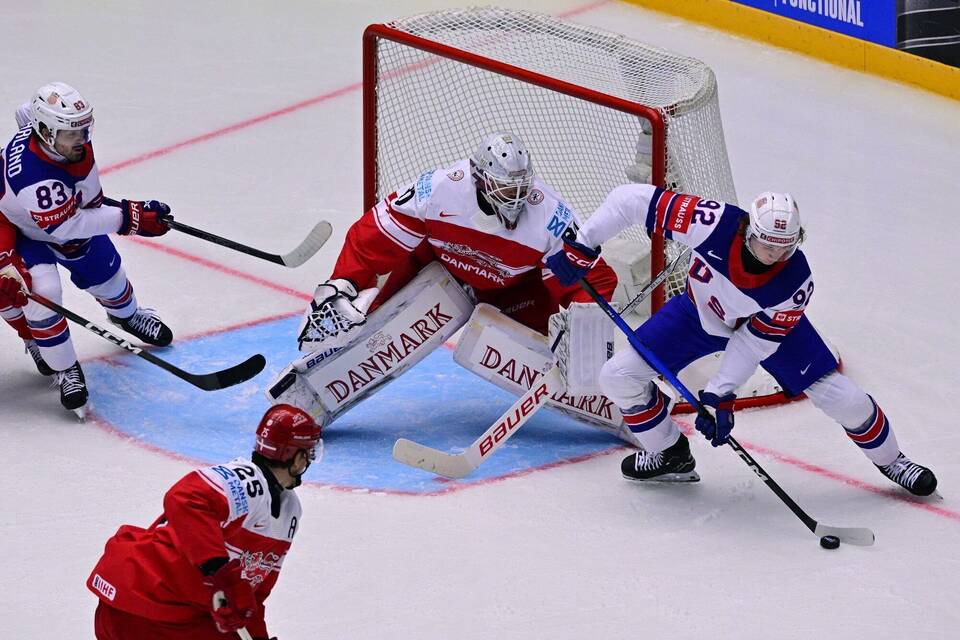 Eishockey-WM: Dänemark - USA Eishockey-WM: Dänemark - USA