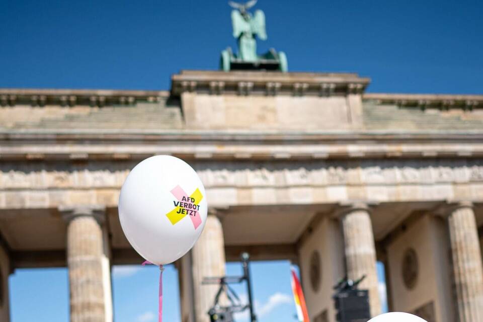 Aktionstag «Keine Ausreden mehr - AfD-Verbot jetzt!» - Berlin Aktionstag «Keine Ausreden mehr - AfD-Verbot jetzt!» - Berlin