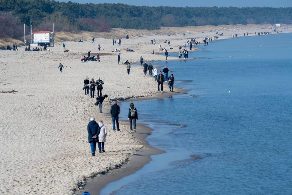 Spaziergänger auf Usdeom Spaziergänger auf Usdeom