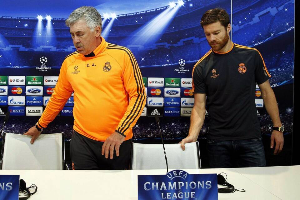 Carlo Ancelotti und Xabi Alonso Carlo Ancelotti und Xabi Alonso