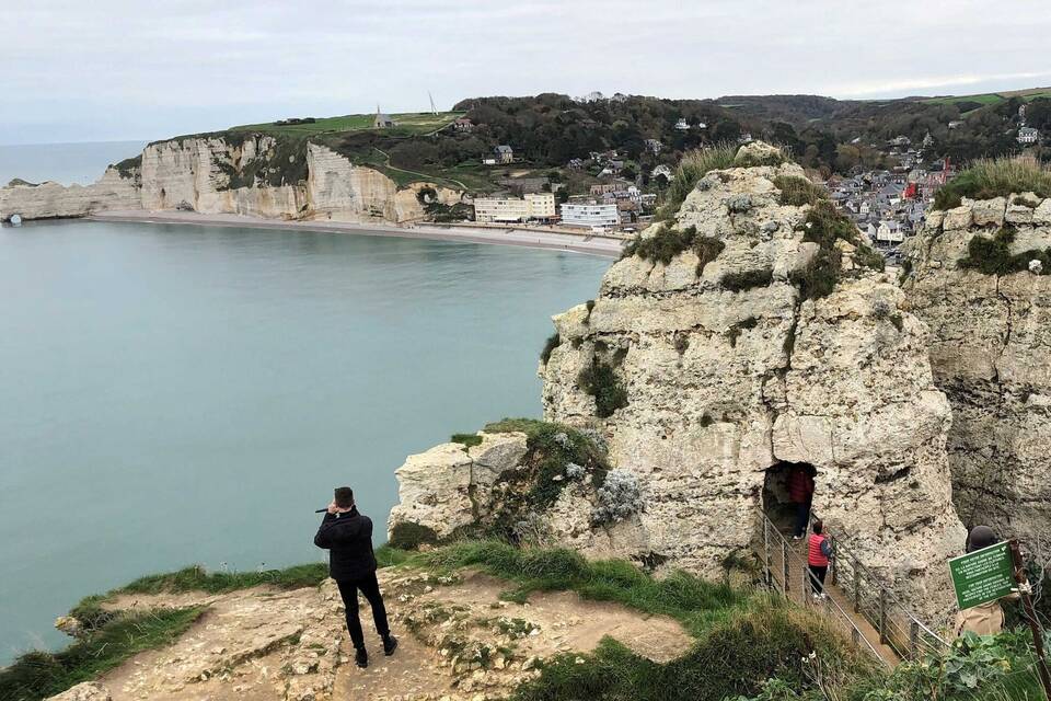 Kreidefelsen von Etretat Kreidefelsen von Etretat
