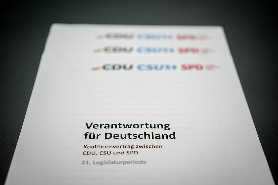 Koalitionsvertrag zwischen CDU, CSU und SPD