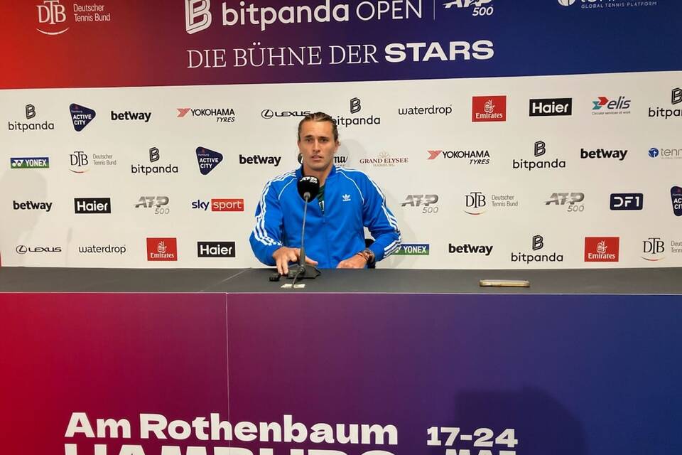 Hamburg Open - Pressekonferenz Alexander Zverev Hamburg Open - Pressekonferenz Alexander Zverev