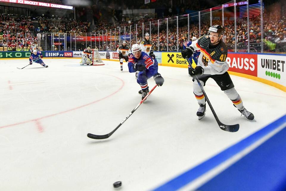 Eishockey-WM: USA - Deutschland Eishockey-WM: USA - Deutschland