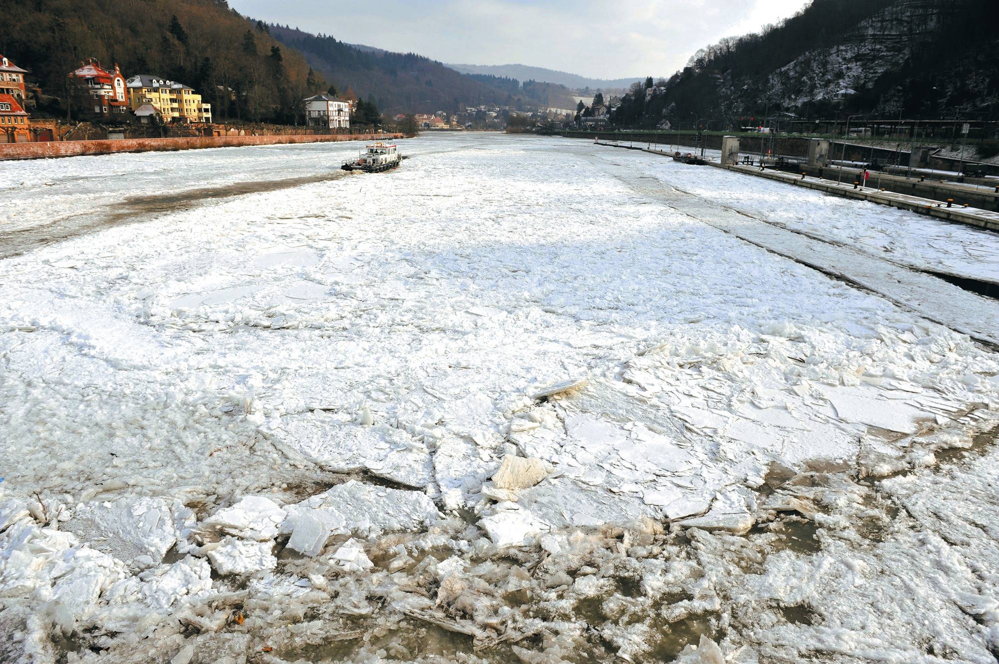 Friert Der Heidelberger Neckar Bald Zu Nachrichten Aus