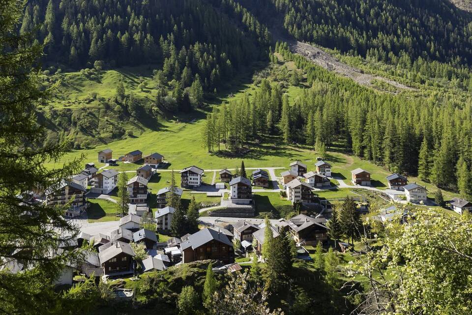 Erdrutsch am Bietschhorn in der Schweiz Erdrutsch am Bietschhorn in der Schweiz