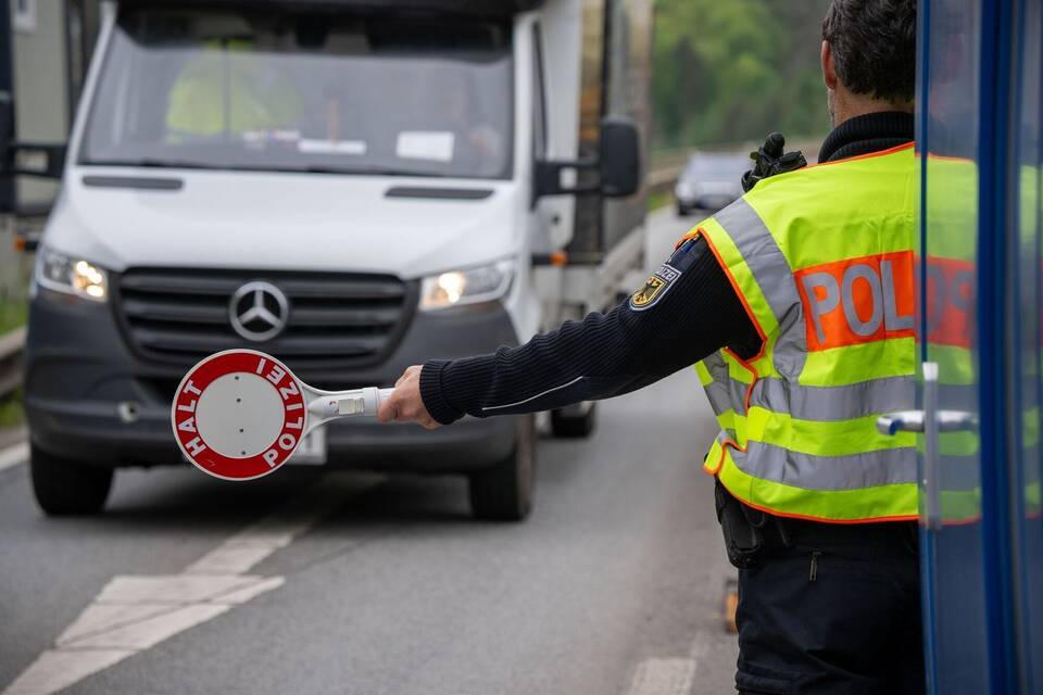 Grenzkontrollen Deutschland - neutrale BU