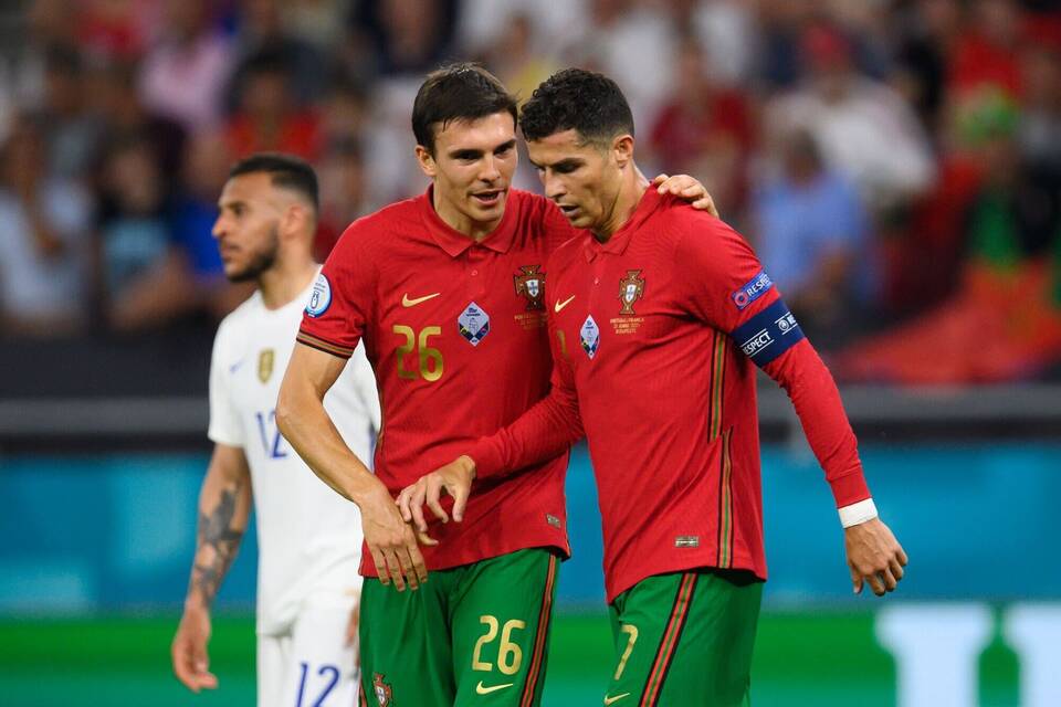 Joao Palhinha und Cristiano Ronaldo Joao Palhinha und Cristiano Ronaldo