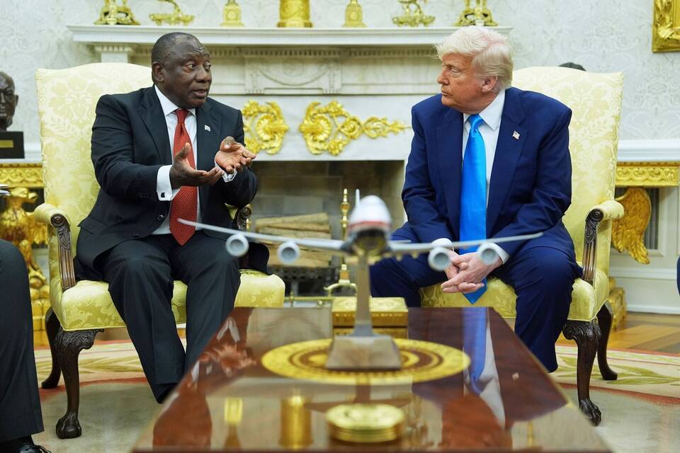 Südafrikas Präsident Ramaphosa in Washington Südafrikas Präsident Ramaphosa in Washington