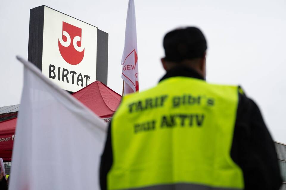 Warnstreik in Dönerfabrik von Birtat