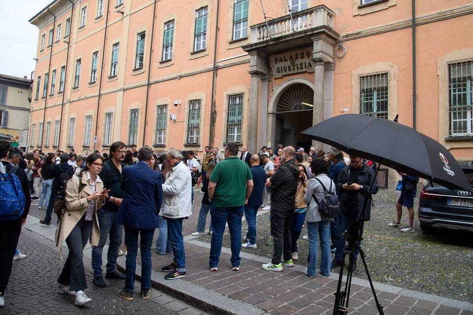 Anhörung bei der Staatsanwaltschaft in Pavia in Mordfall Poggi Anhörung bei der Staatsanwaltschaft in Pavia in Mordfall Poggi