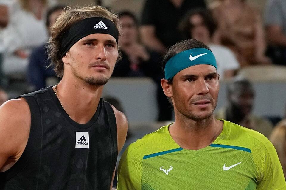 Alexander Zverev und Rafael Nadal