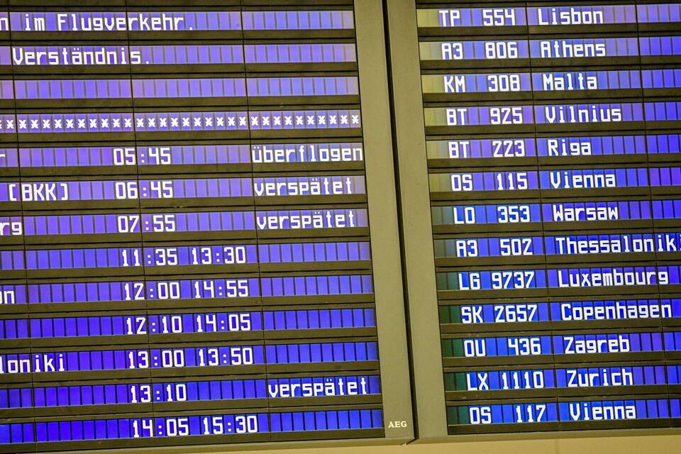 Flugausfälle am Münchener Flughafen