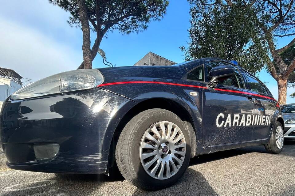 Italienisches Polizeiauto Italienisches Polizeiauto