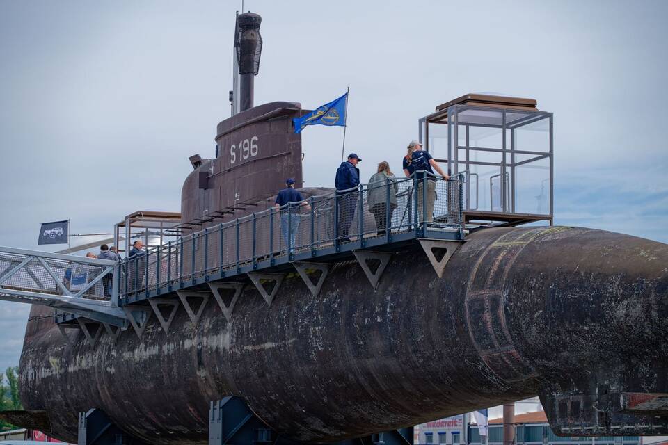 Marine U-Boot U17 öffnet für Besucher