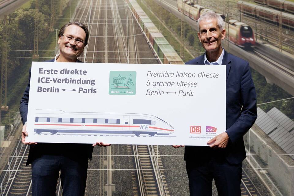 Vorstellung Bahnverbindung Berlin - Paris Vorstellung Bahnverbindung Berlin - Paris