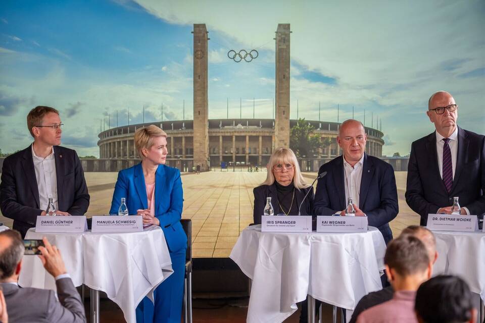 Vorstellung der Olympia-Bewerbung Berlin+ Vorstellung der Olympia-Bewerbung Berlin+