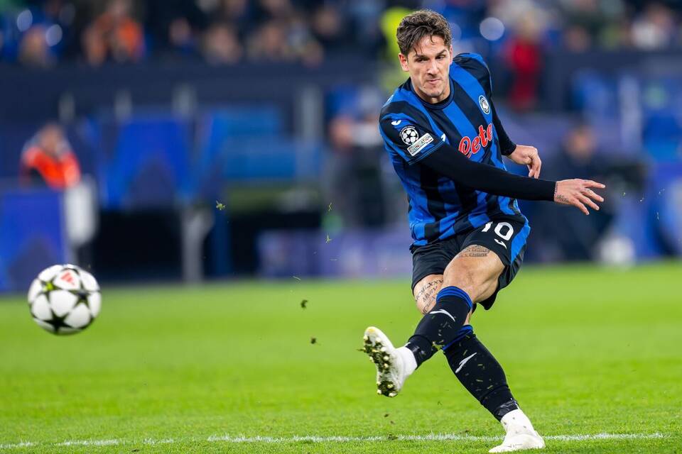 Der italienische Fußballspieler Nicolò Zaniolo. Der italienische Fußballspieler Nicolò Zaniolo.