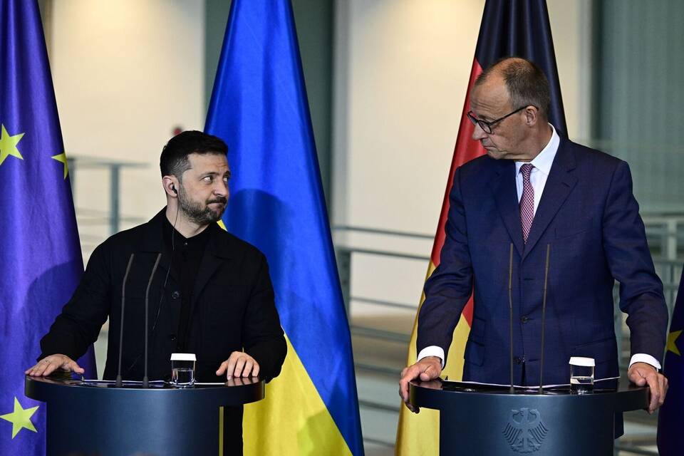 Ukrainischer Präsident Selenskyj in Berlin