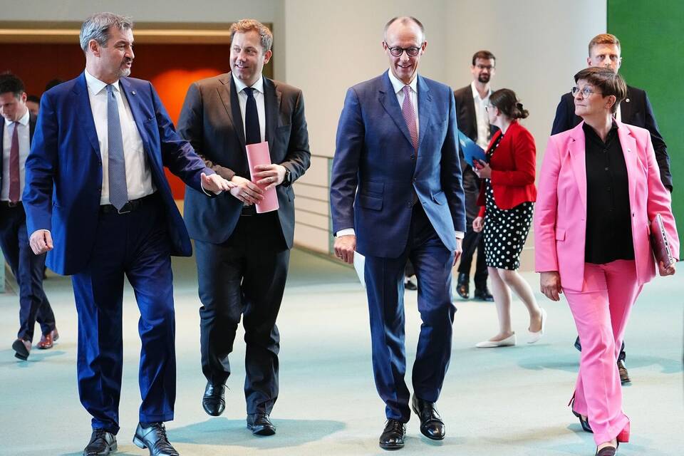 Erste Sitzung des Koalitionsausschusses von Union und SPD Erste Sitzung des Koalitionsausschusses von Union und SPD