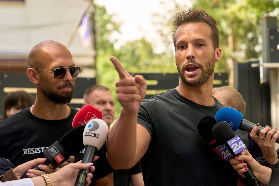 Anklage gegen Tate-Brüder wegen Vergewaltigung Anklage gegen Tate-Brüder wegen Vergewaltigung