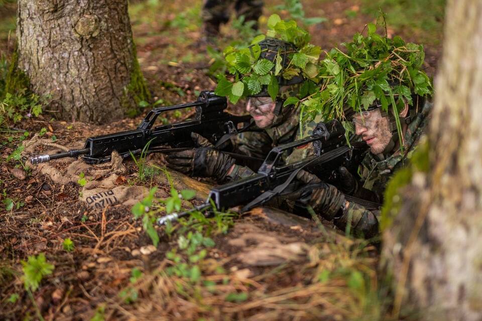 Reservisten der Bundeswehr bei einer Übung Reservisten der Bundeswehr bei einer Übung