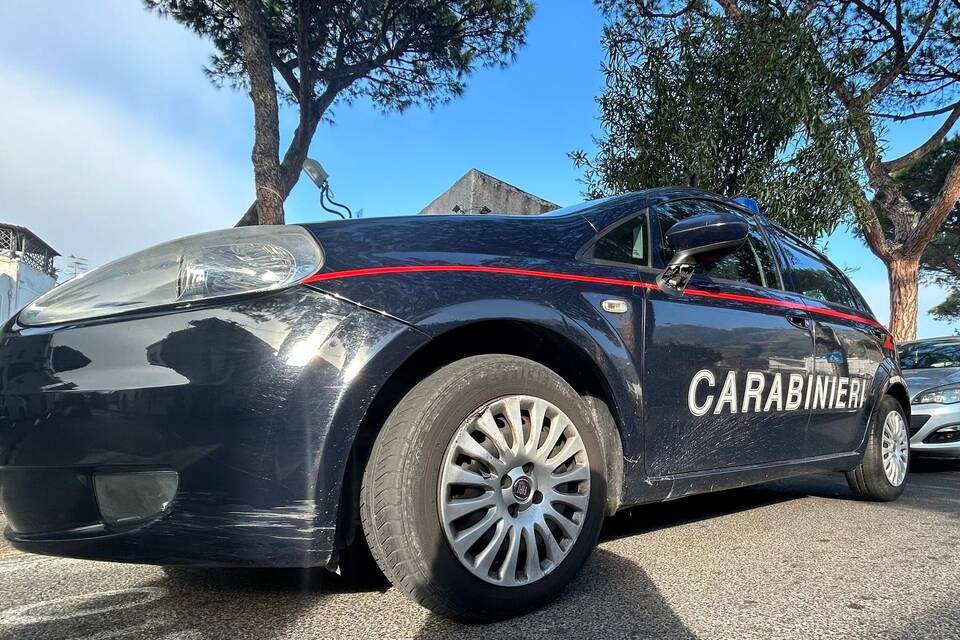 Italienisches Polizeiauto Italienisches Polizeiauto