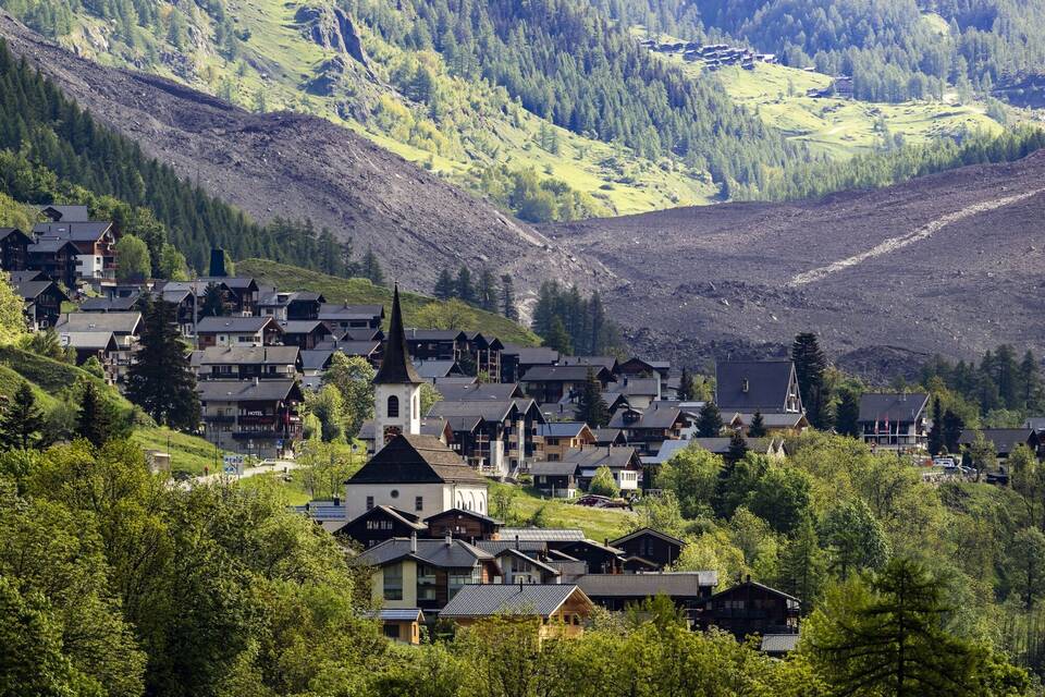 Gletscherabbruch im Wallis Gletscherabbruch im Wallis