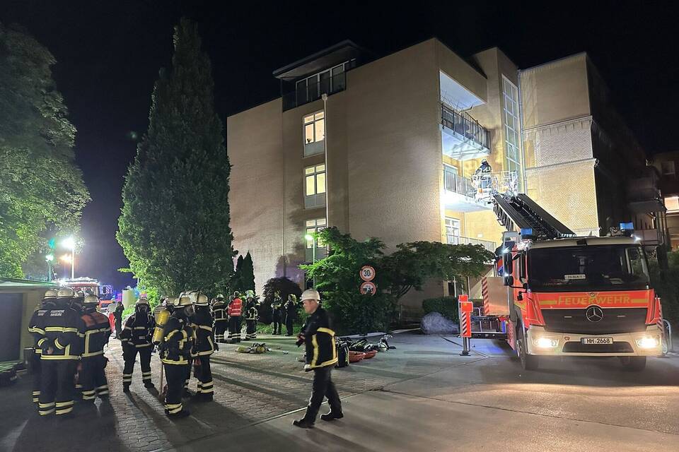 Brand in Hamburger Marienkrankenhaus Brand in Hamburger Marienkrankenhaus