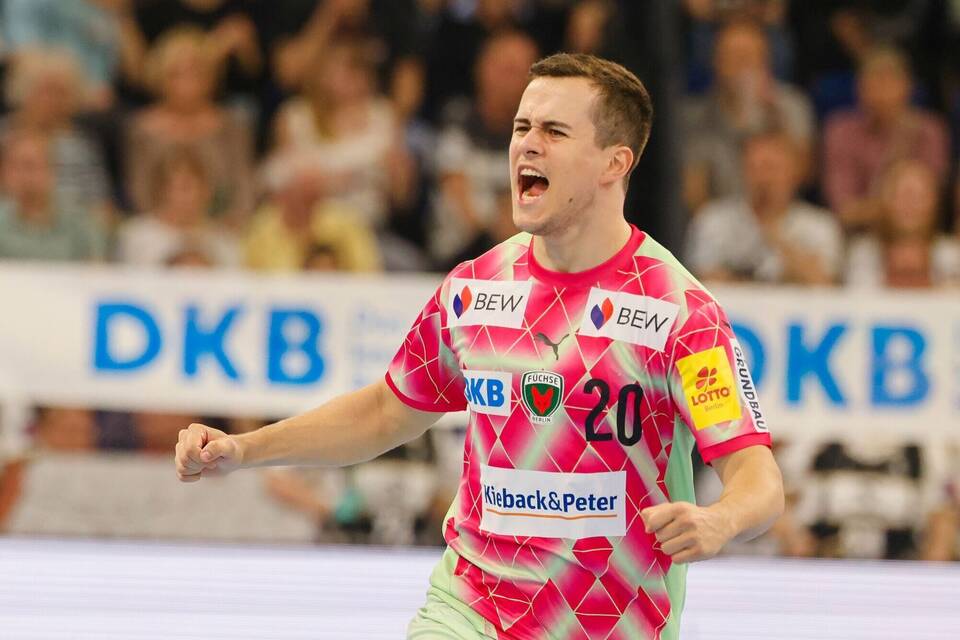 Füchse-Linksaußen Tim Freihöfer Füchse-Linksaußen Tim Freihöfer