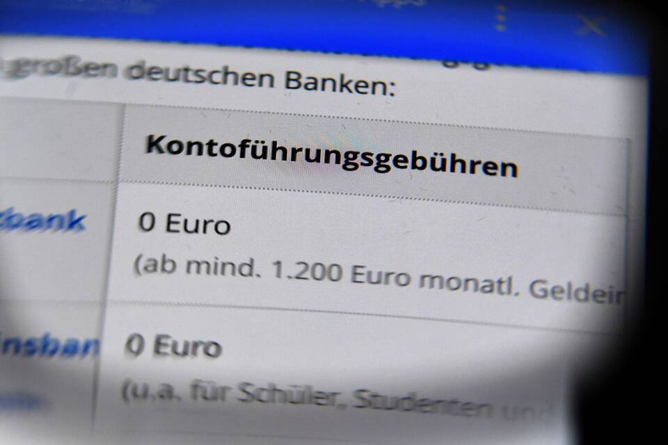 Kontoführungsgebühren
