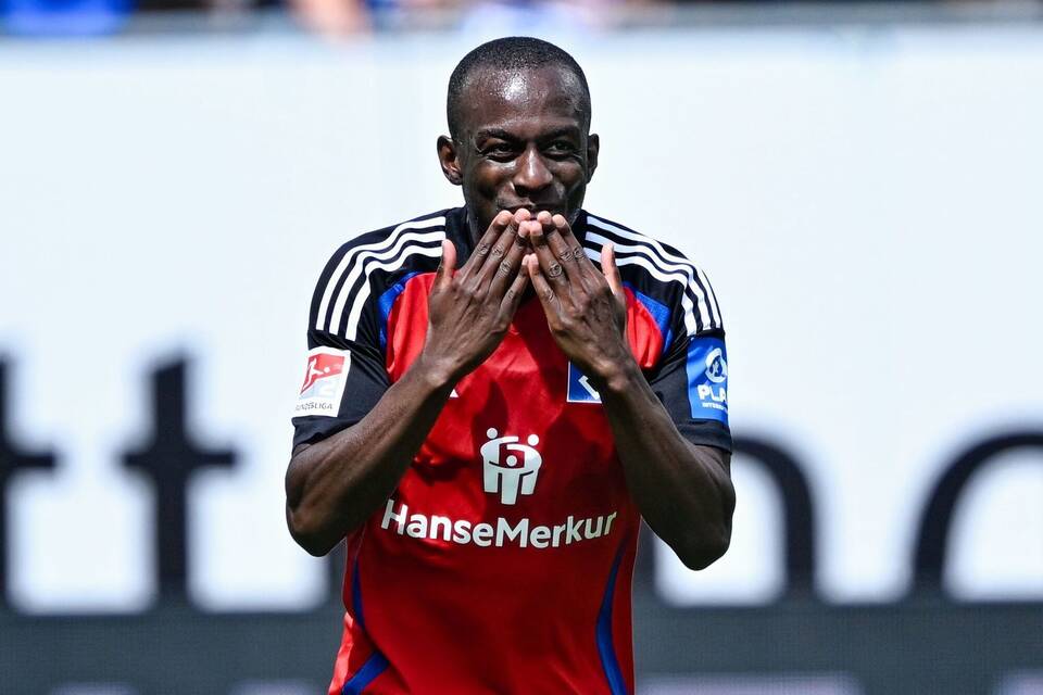 Jean-Luc Dompé vom Hamburger SV Jean-Luc Dompé vom Hamburger SV