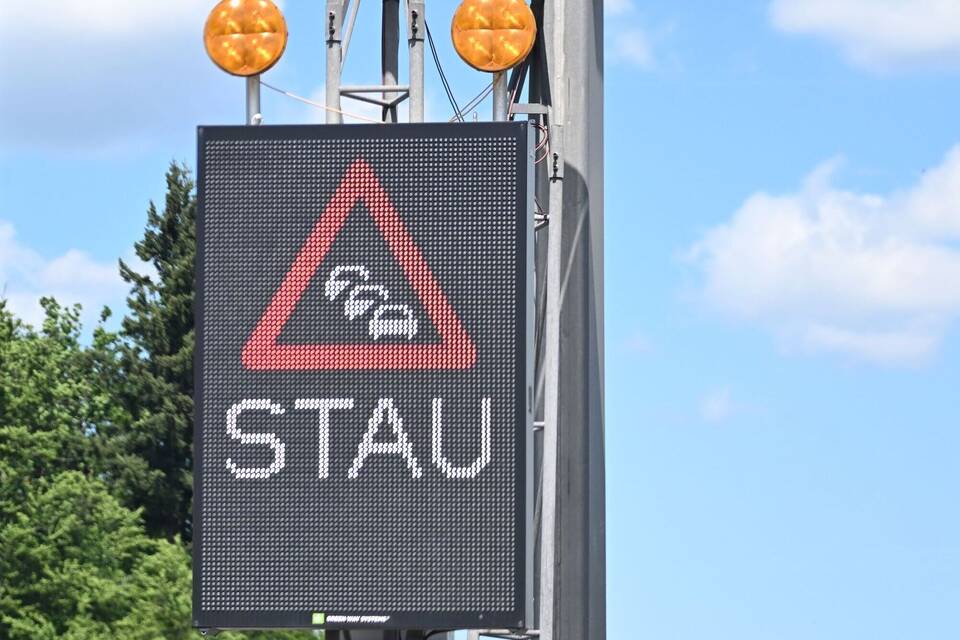 Autobahn 8 Baustelle bei Pforzheim