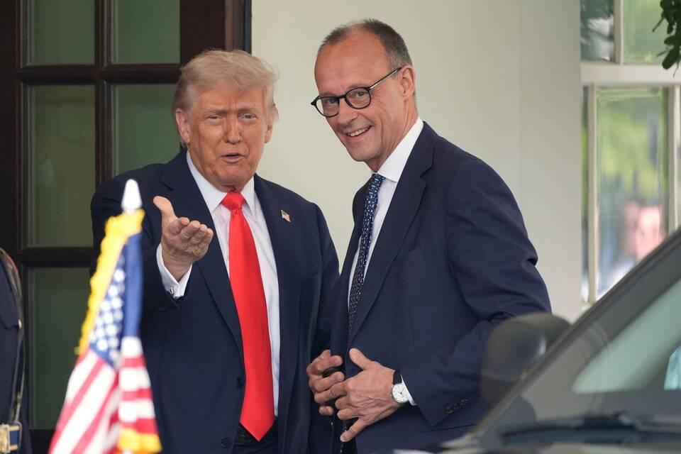 US-Präsident Trump empfängt Bundeskanzler Merz US-Präsident Trump empfängt Bundeskanzler Merz