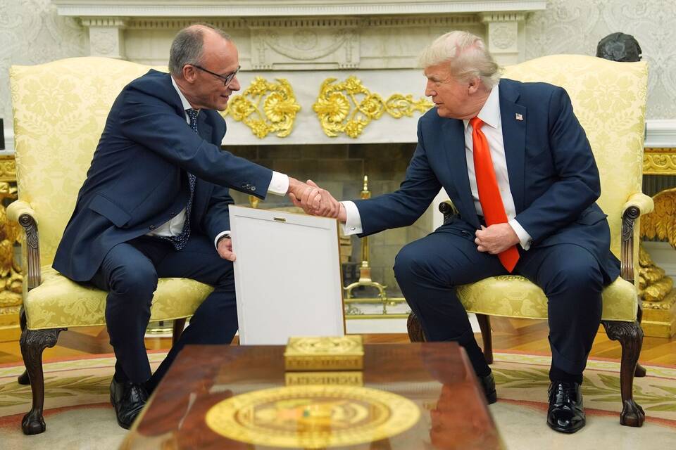 US-Präsident Trump empfängt Bundeskanzler Merz US-Präsident Trump empfängt Bundeskanzler Merz