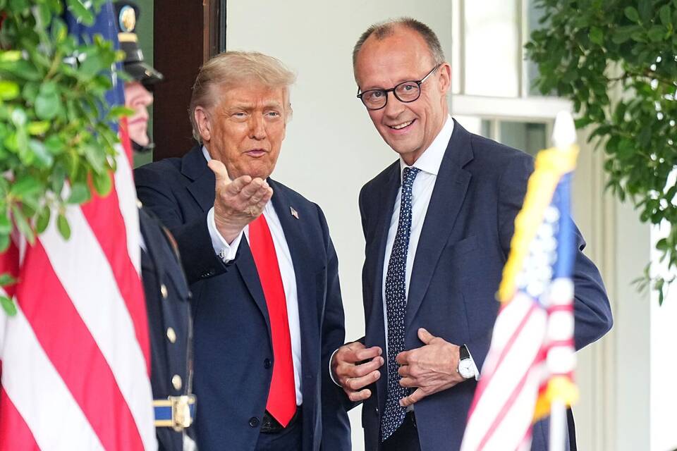 US-Präsident Trump empfängt Bundeskanzler Merz US-Präsident Trump empfängt Bundeskanzler Merz