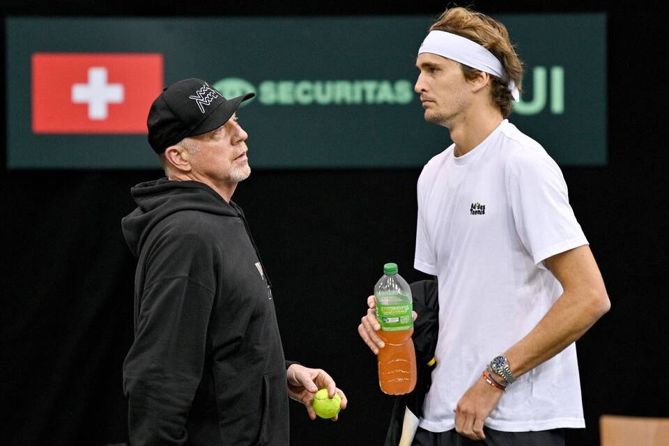 Boris Becker und Alexander Zverev Boris Becker und Alexander Zverev