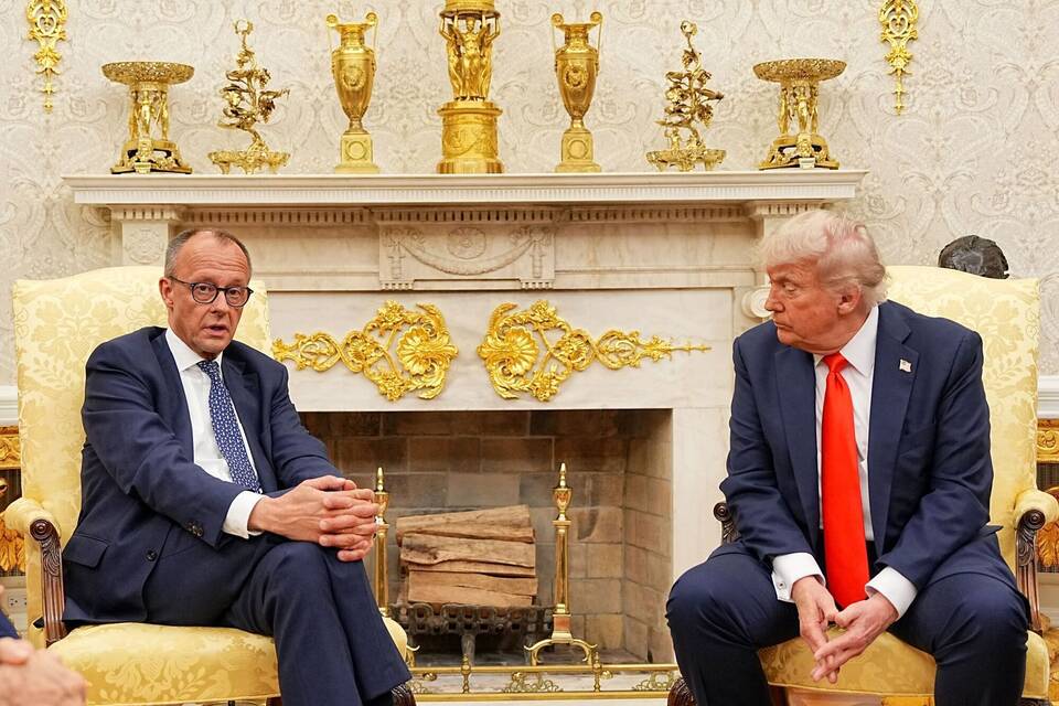 US-Präsident Trump empfängt Bundeskanzler Merz US-Präsident Trump empfängt Bundeskanzler Merz