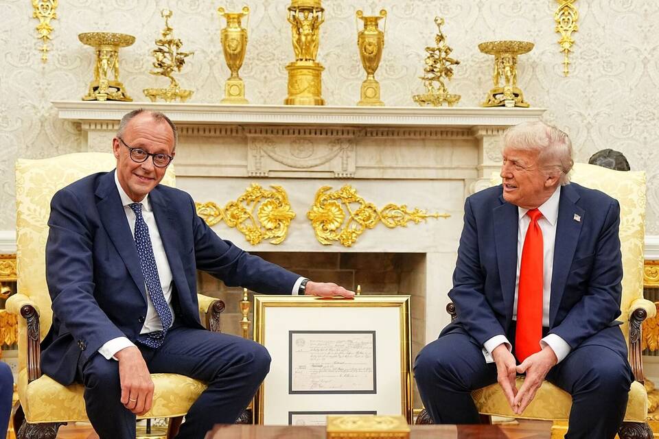 US-Präsident Trump empfängt Bundeskanzler Merz US-Präsident Trump empfängt Bundeskanzler Merz