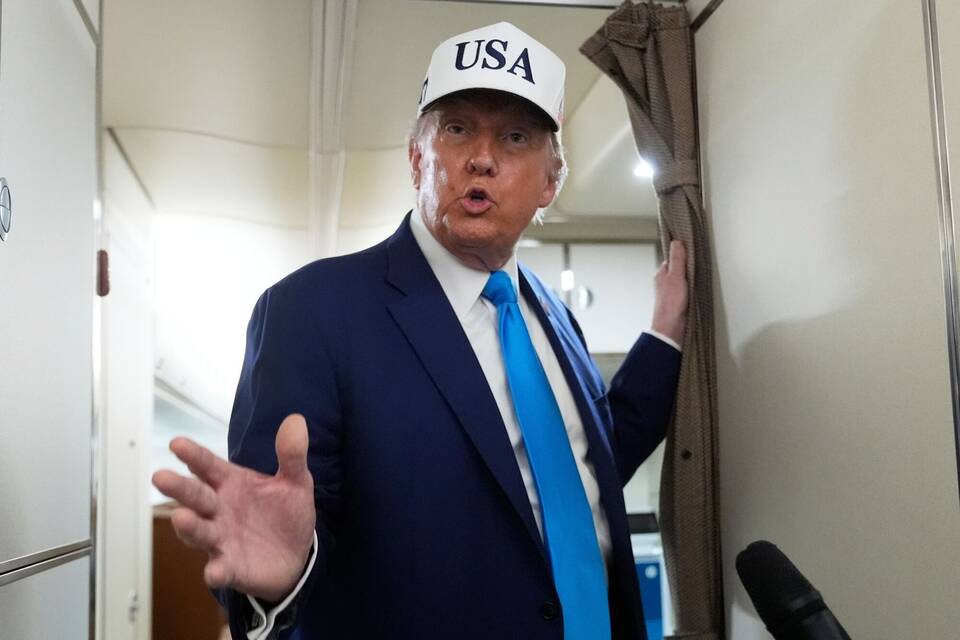 US-Präsident Donald Trump unterwegs