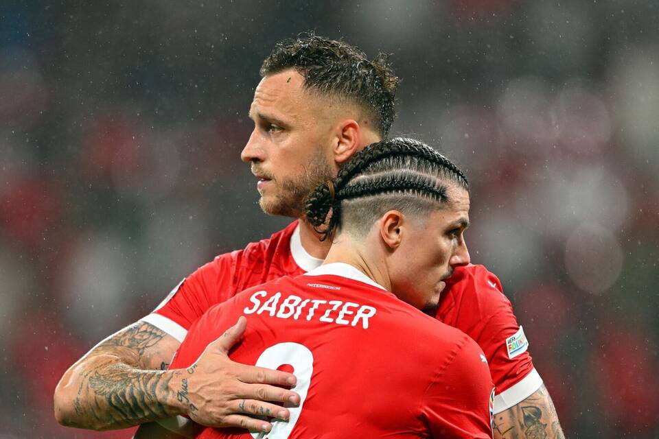 Marcel Sabitzer und Marko Arnautovic Marcel Sabitzer und Marko Arnautovic