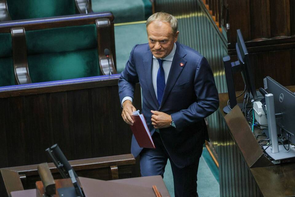 Polens Regierungschef Tusk stellt Vertrauensfrage im Parlament Polens Regierungschef Tusk stellt Vertrauensfrage im Parlament