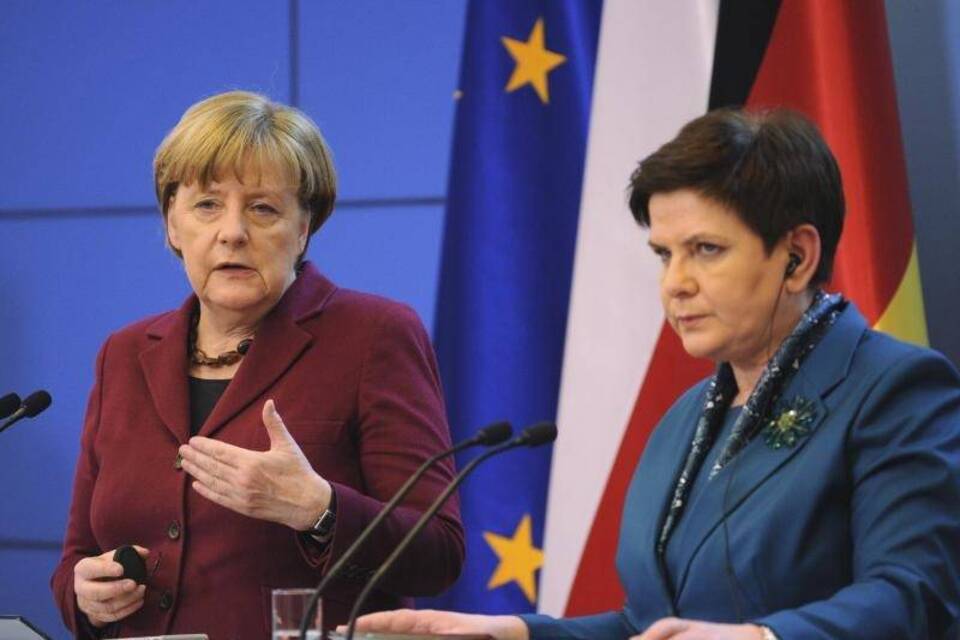 Merkel-Besuch in Polen