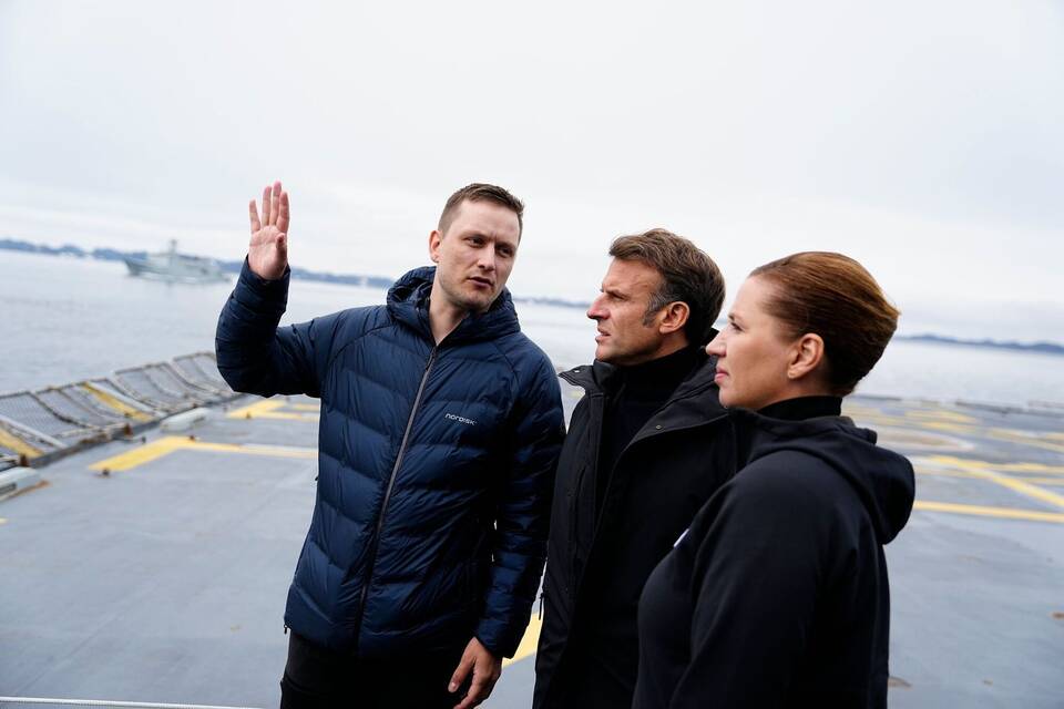 Macron in Grönland Macron in Grönland
