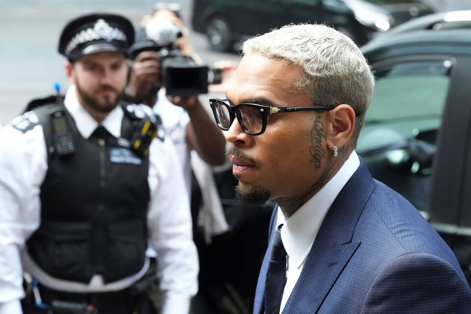 US-Sänger Chris Brown vor Gericht in London US-Sänger Chris Brown vor Gericht in London