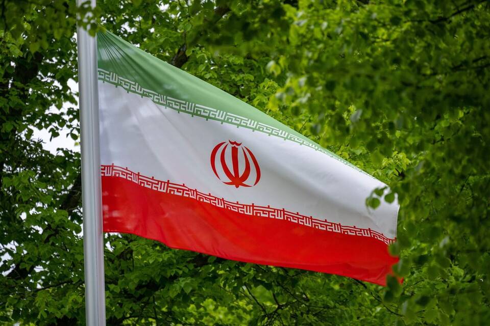 Die Flagge der Islamischen Republik Iran Die Flagge der Islamischen Republik Iran