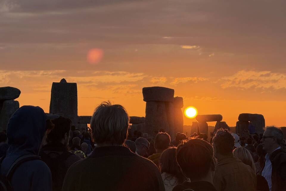 Kalendarischer Sommeranfang - Sonnenwende in Stonehenge