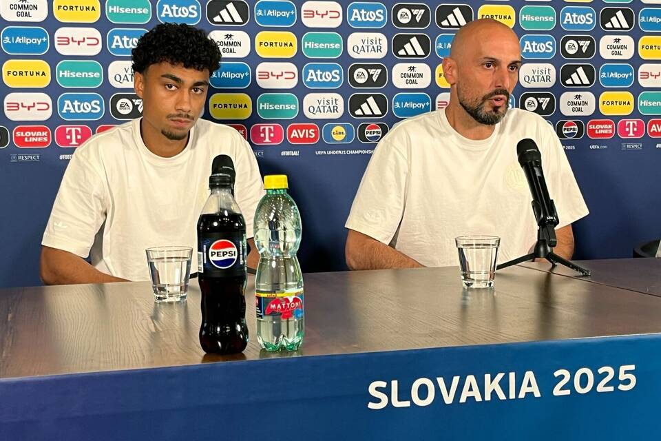 Abschluss-PK vor dem U21-Viertelfinale des deutschen Teams Abschluss-PK vor dem U21-Viertelfinale des deutschen Teams