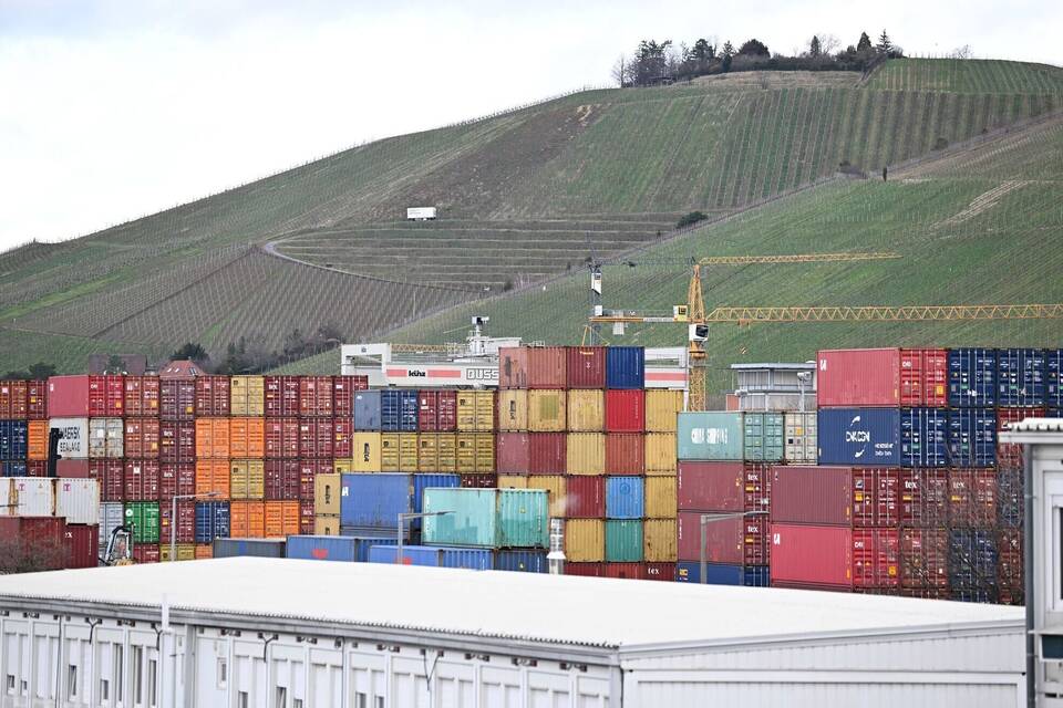 Container im Hafen Container im Hafen